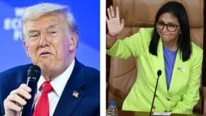Trump invitará a presidenta interina de Venezuela a EE. UU.