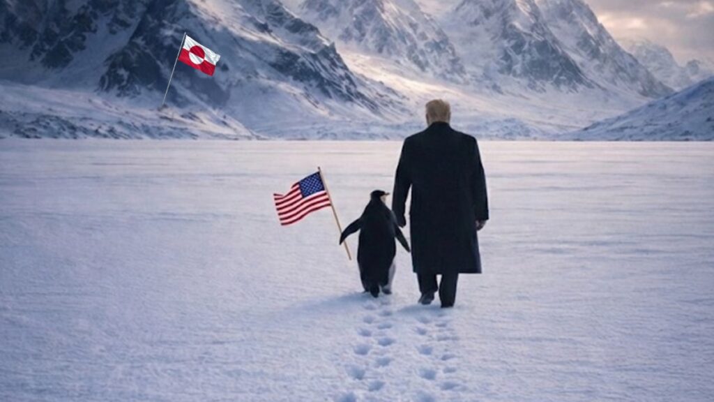 Al pingüino no le importan las opiniones, asegura la Casa Blanca tras críticas a campaña Groenlandia