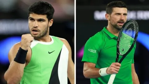 Alcaraz vs. Djokovic, final del Abierto de Australia 2026, en hombres: fecha, dónde ver y favorito según la IA