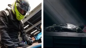 Checo Pérez maneja por primera vez el monoplaza de Cadillac F1 en Silverstone