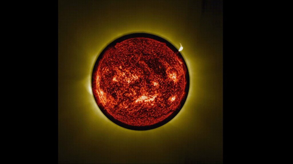 Video captura tres poderosas erupciones de la corona del Sol, su parte más caliente