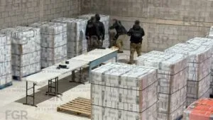 Cae trailero con 400 kilos de cocaína ocultos en filetes congelados en Sonora