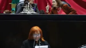 Entre reclamos, Rosario Piedra Ibarra rinde informe ante la Comisión Permanente del Congreso