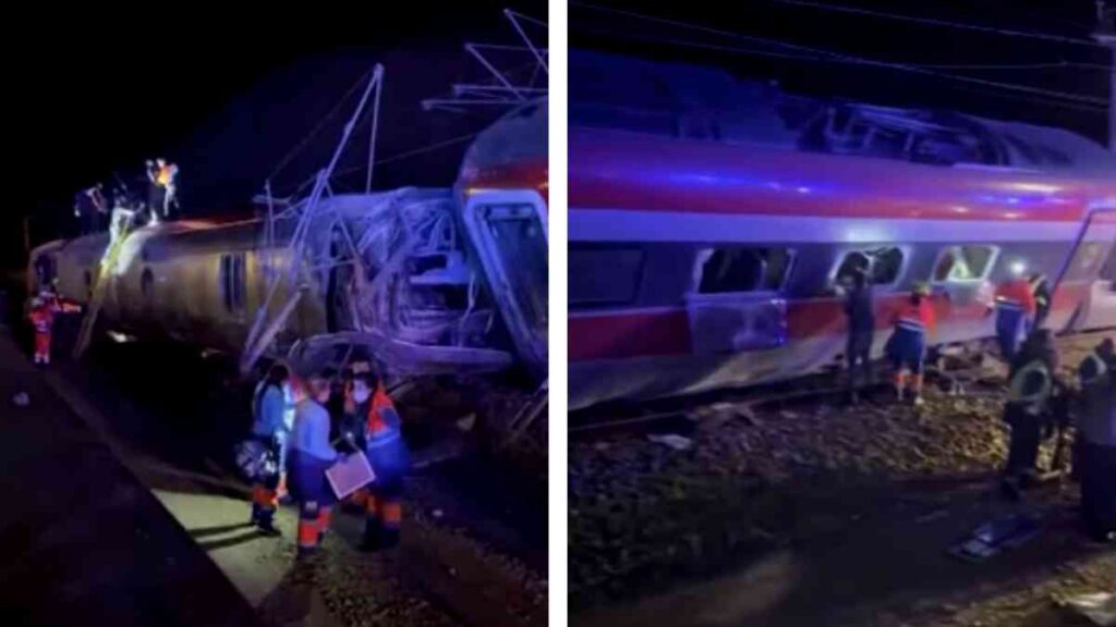 Descarrilan dos trenes de alta velocidad en España y dejan al menos cinco muertos