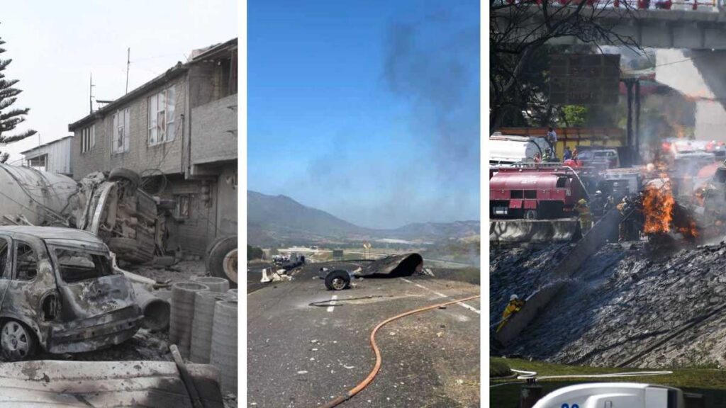 Cronología de explosiones de pipas en México