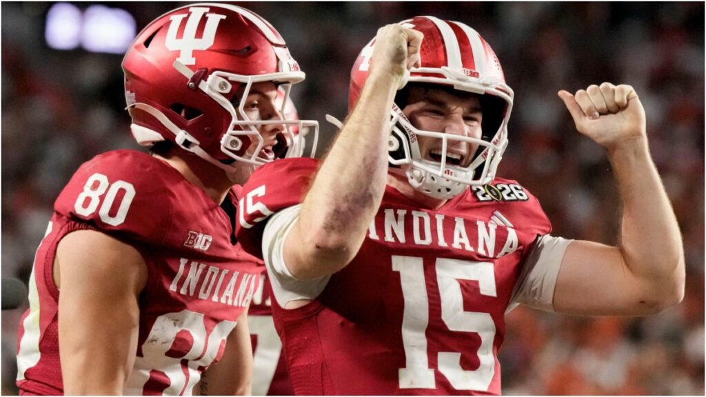 Fernando Mendoza es campeón. IMAGN IMAGES via Reuters Connect