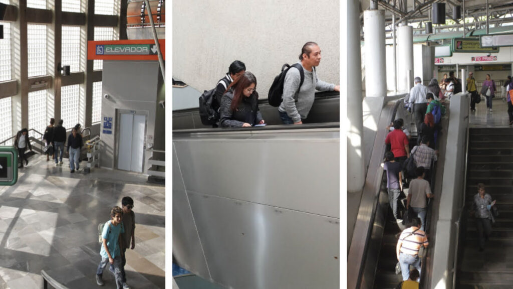 ¿Cómo saber si las escaleras o elevadores del Metro funcionan?