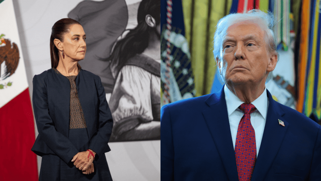 Claudia Sheinbaum y Donald Trump