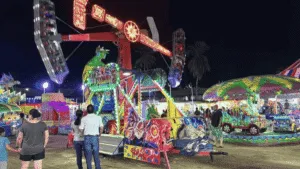 Arman jaripeo y feria a un lado del hospital del ISSSTE en Acapulco, donde capturaron tres mapaches