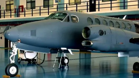 King Air 350 de la Fuerza Aérea Mexicana destaca en misiones humanitarias y rescates