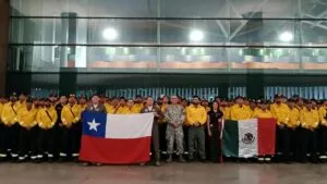 México apoya a Chile con brigadistas contra incendios forestales