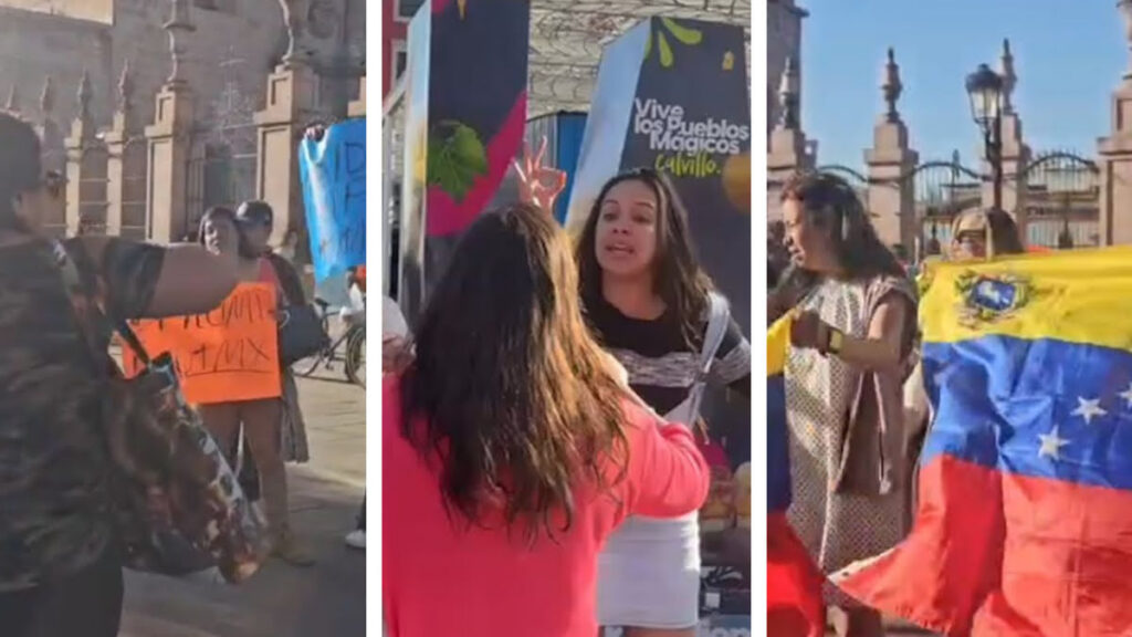 Migrantes venezolanos se enfrentaron con mexicanos.