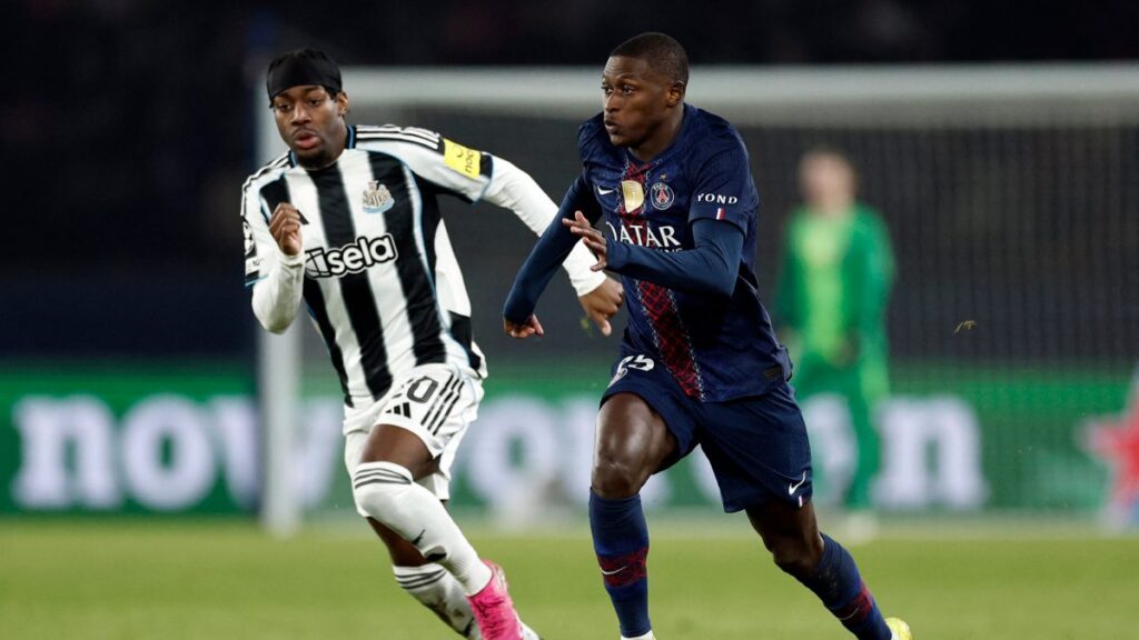 El PSG no pasa del empate ante el Newcastle y queda fuera de los ocho primeros lugares de la Champions League
