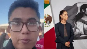 Joven interrumpe a Claudia Sheinbaum durante mitin en Tizayuca; denuncia abuso sexual contra su hijo