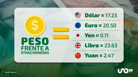 Tipo de cambio hoy 28 de enero: dólar cotiza en 17.23 pesos