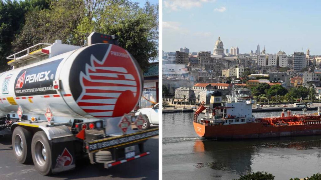 Petróleo de México a Cuba cuanto vale