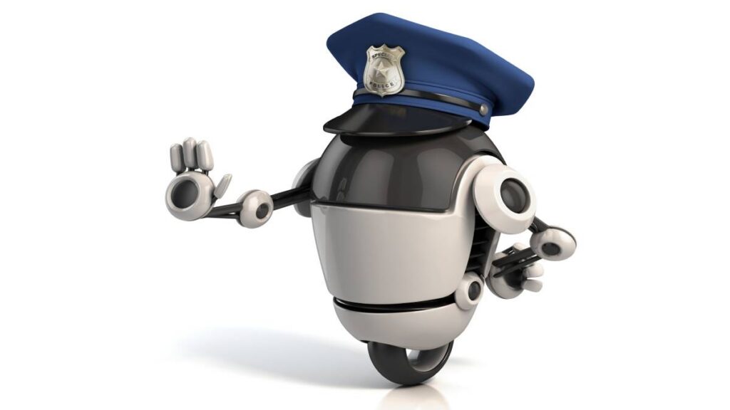 Policías robot y sus funciones con los agentes de la vida real