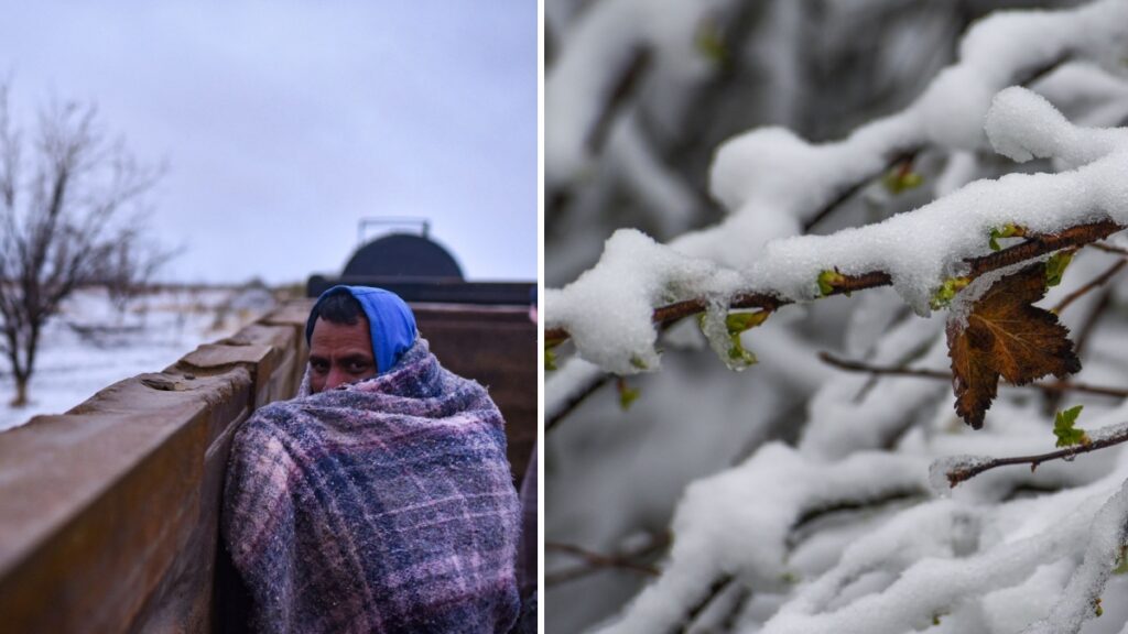 La nieve pegó principalmente en Chihuahua y Durango. Cuartoscuro