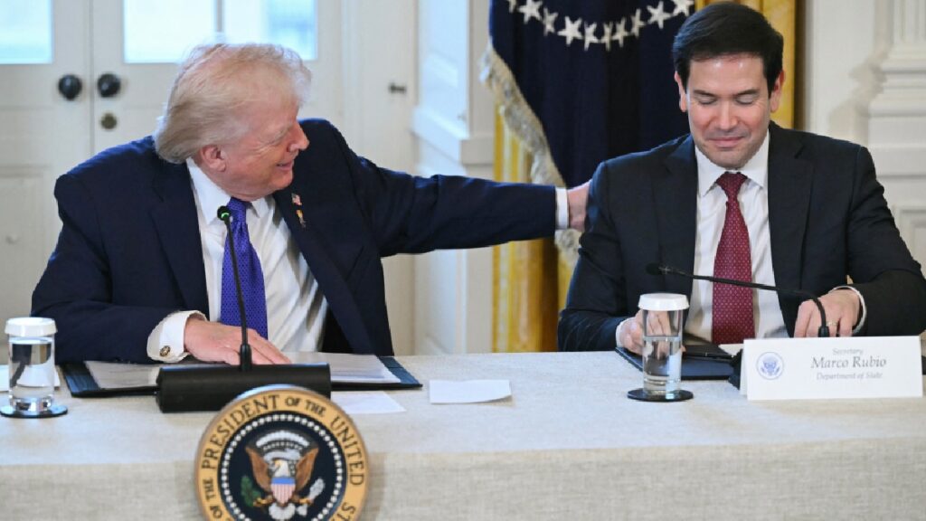 Post de Trump menciona a Marco Rubio como presidente de Cuba. Foto: AFP
