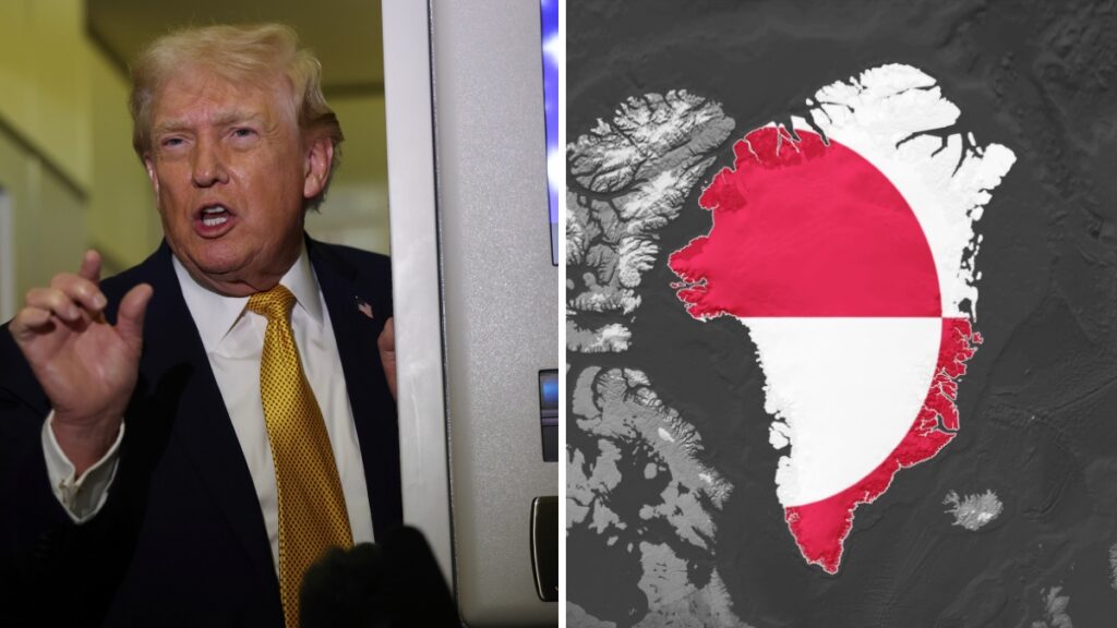 Trump necesita Groenlandia. Foto: Gettyimages