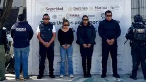 Detienen a tres policías de la SSC y a una civil ligados a “La Barredora” en Puebla