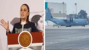 Sheinbaum explica por qué avión militar de EE. UU. pudo aterrizar sin autorización del Senado