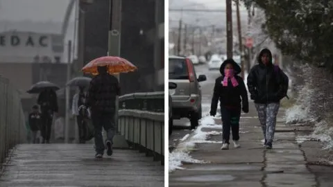 Autoridades mantienen alerta por lluvias y bajas temperaturas debido al frente frío 32