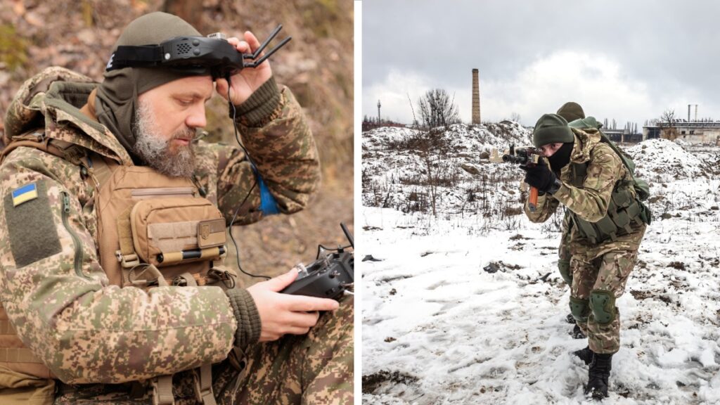 Dron ucraniano detecta pingüino impostor. Foto: Gettyimages