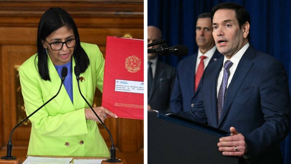 Estados Unidos advierte a Delcy Rodríguez si se impone a cooperar. Foto: Uno Tv