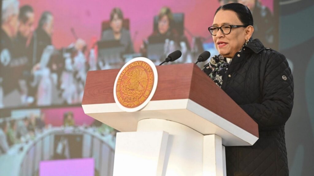 Rosa Icela Rodríguez en Edomex. Cuartoscuro