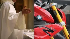 Asaltan a sacerdote en Jiutepec; le roban su moto BMW afuera de la iglesia