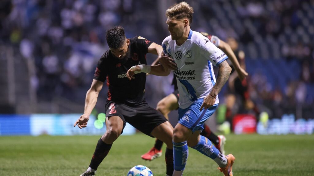 El Puebla resiste y empata ante el Toluca