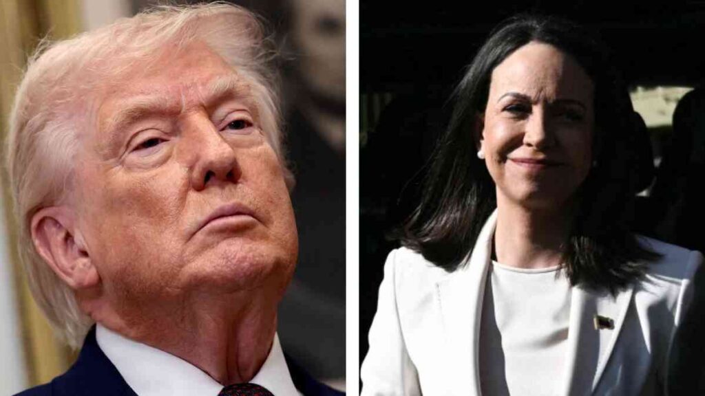 Trump recibe a la líder opositora venezolana Machado mientras afianza el diálogo con Caracas