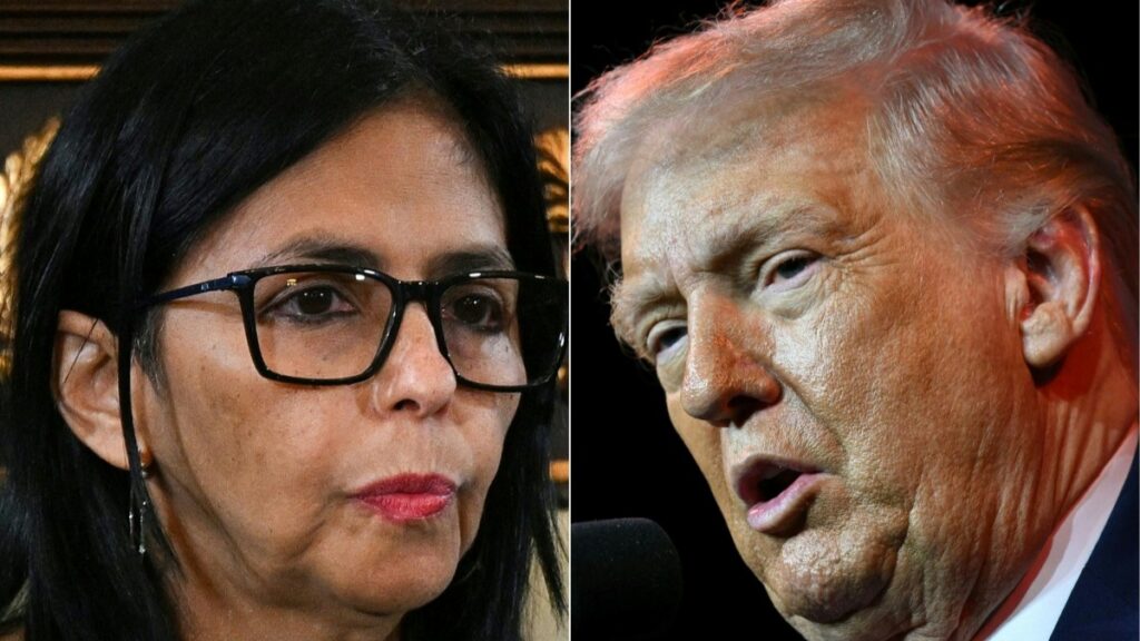 Trump, dispuesto a reunirse con Delcy Rodríguez; se "autonombra" presidente interino de Venezuela
