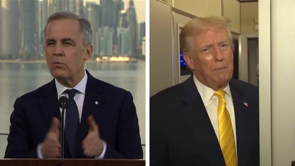 Trump llama gobernador a Mark Carney