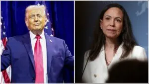 Trump recibirá "la próxima semana" a la premio Nobel María Corina Machado en la Casa Blanca