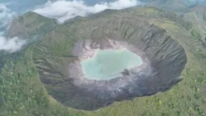 Imágenes del volcán Chichonal que mantiene en alerta a Chiapas
