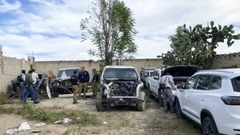 Hallan en Zapopan finca para remarcar autos robados; aseguran más de 10