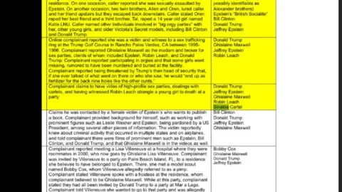 Revelan supuesta participación del Cártel de Sinaloa en fiestas de Epstein