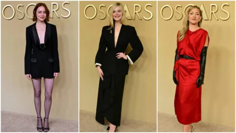 Los mejores vestidos del almuerzo de nominados a los Oscar 2026: Emma Stone, Elle Fanning y más celebridades