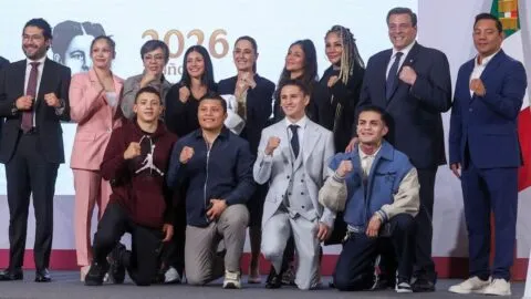“Boxeando por la paz”: anuncian 9 mil pesos mensuales a boxeadores y clases gratis a 100 mil jóvenes