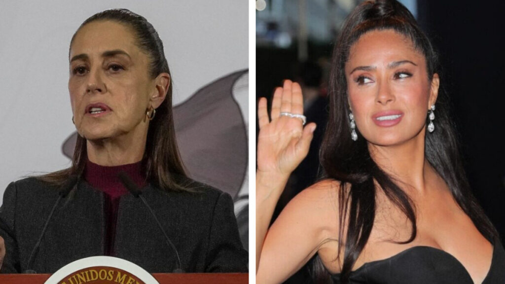 Claudia Sheinbaum anuncia visita de Salma Hayek