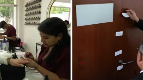Clausuran y desmontan salón de belleza en el Senado tras polémica