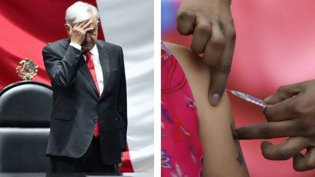 Acusan a AMLO por fallas en vacunación.