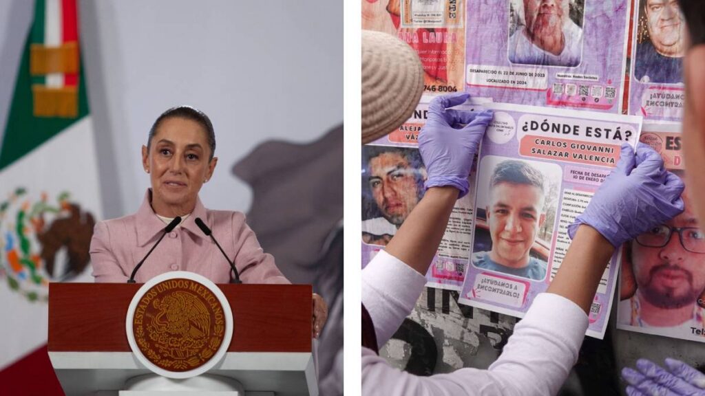 Sheinbaum promete transparentar cifras de desaparecidos