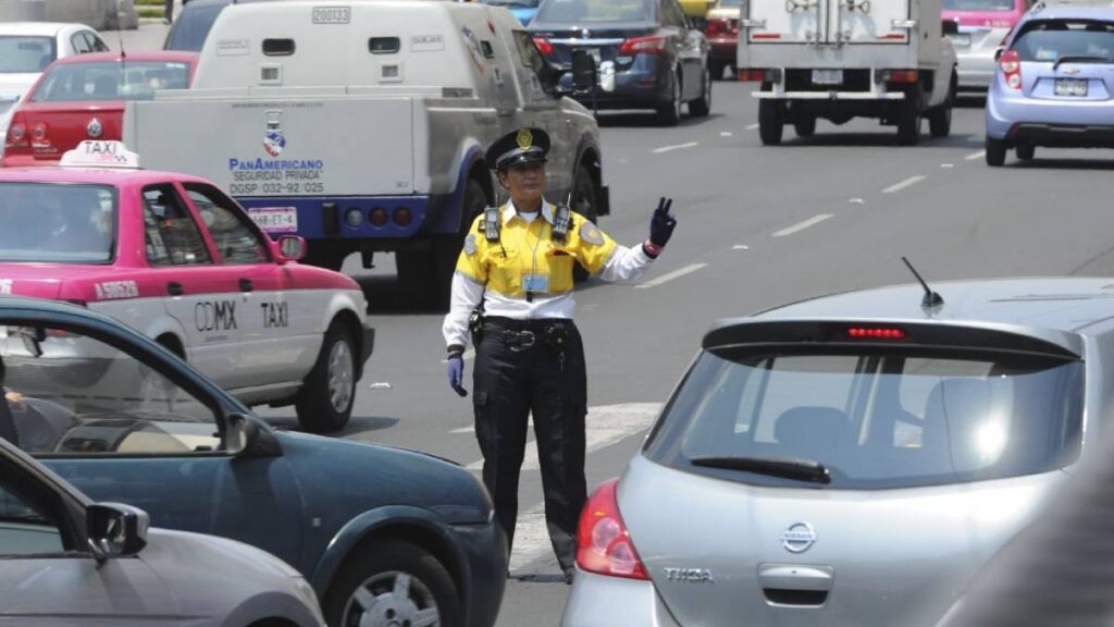 Policía de tránsito de la CDMX.