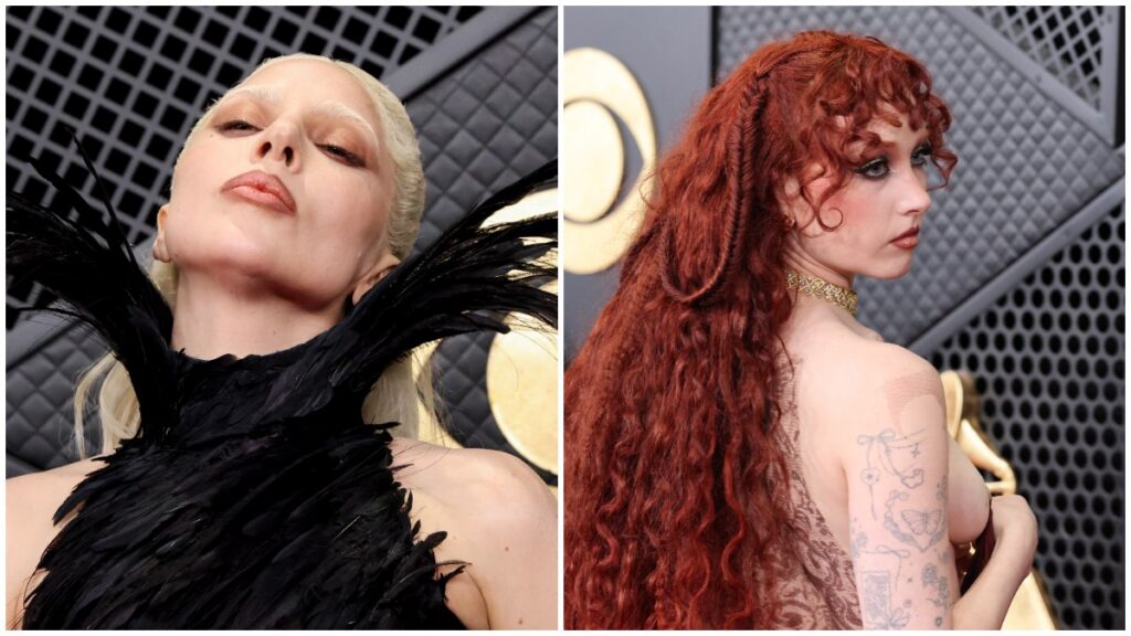 Casi desnudos, vestidos con plástico duro y plumas, los desafiantes looks en los Grammy 2026