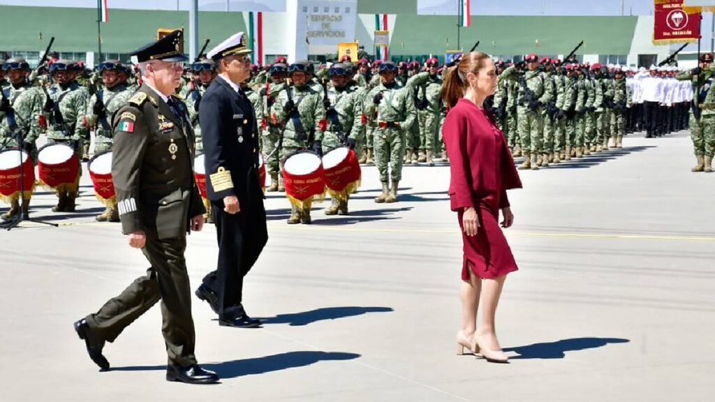 Sheinbaum afirma que el Ejército Mexicano garantiza la soberanía en su 113 aniversario.