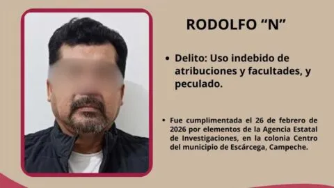 Detienen al expresidente municipal de Escárcega, Campeche; es acusado de peculado