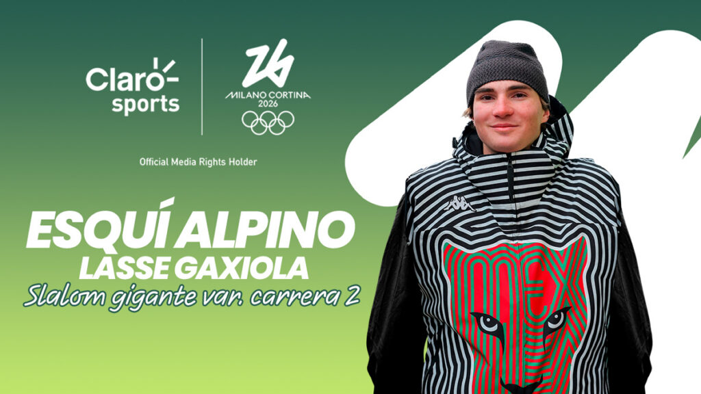 En vivo el mexicano Lasee Gaxiola en Milano Cortina 2026